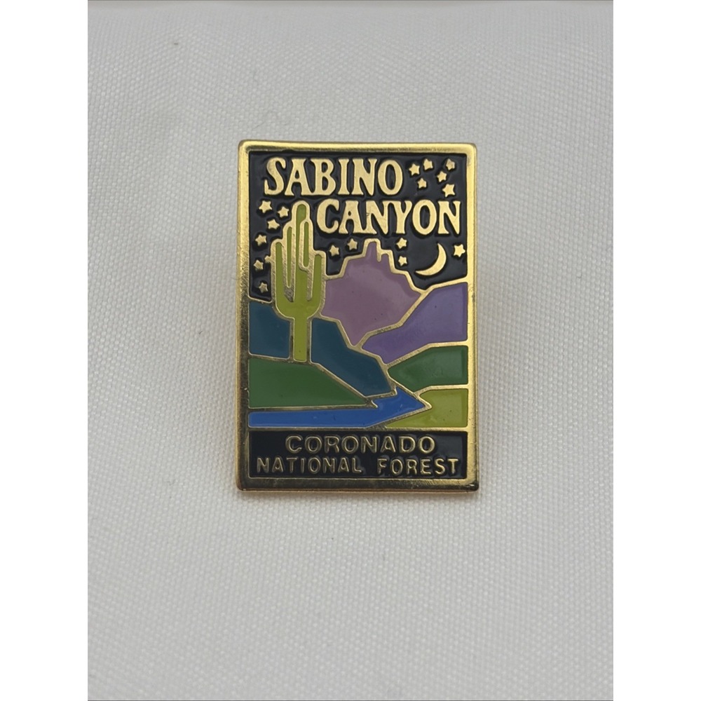 Sabino Canyon Coronado National Forest Cactus Desert Lapel Hat Pin